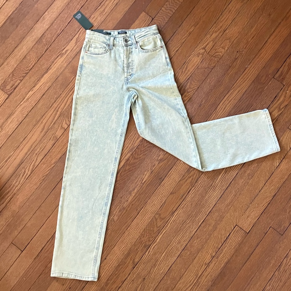 Wild Fable Yellow/Blue Acid Washed Jeans